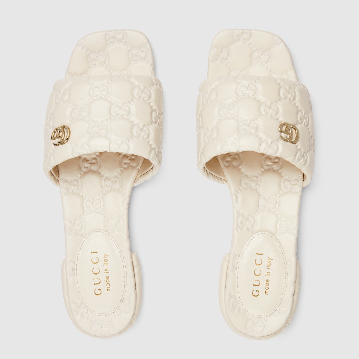 Gucci Women’s slide sandal with Double G - Image 2